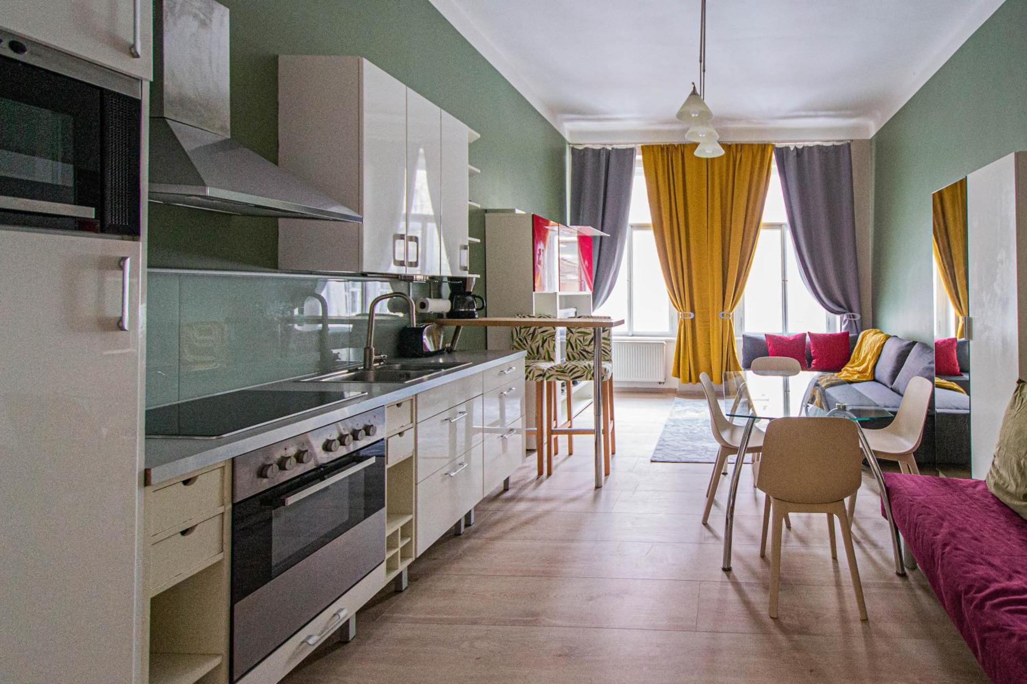 Modern Cozy Apartment By Ruterra Прага Екстериор снимка
